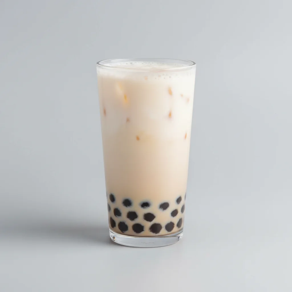 White Rabbit Milk Tea (half Sweet) With Boba White Rabbit Milk Tea (half Sweet) With Boba