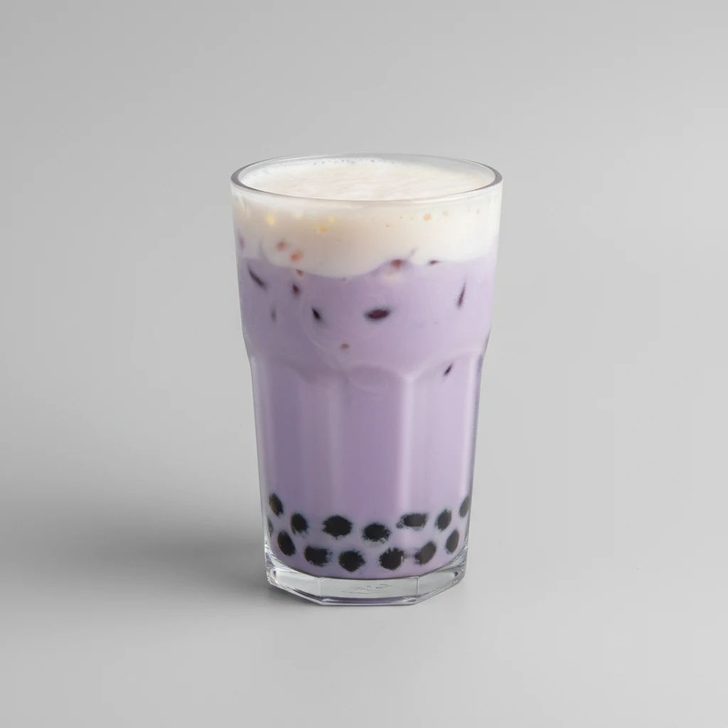 Blueberry Yakult (full Sweet) With Boba Blueberry Yakult (full Sweet) With Boba