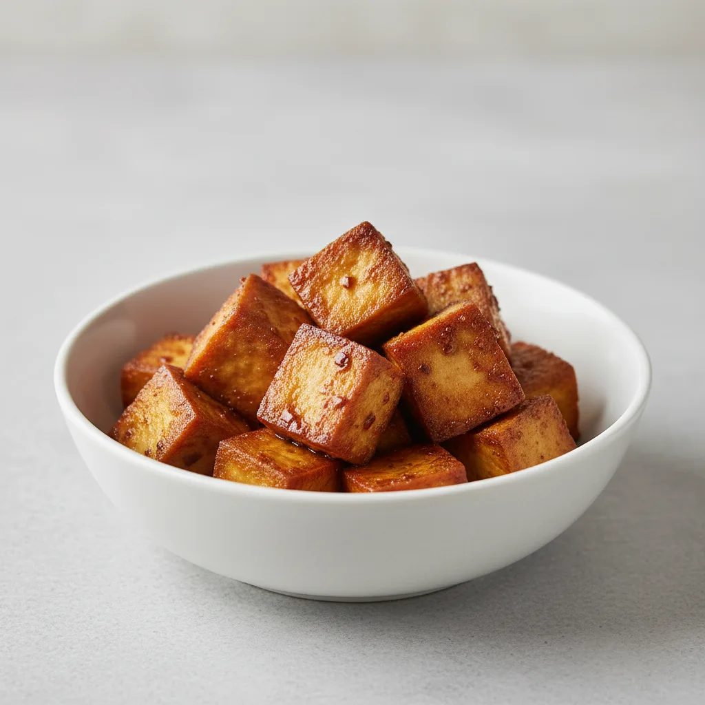Gluten Free Fried Tofu for Japchae