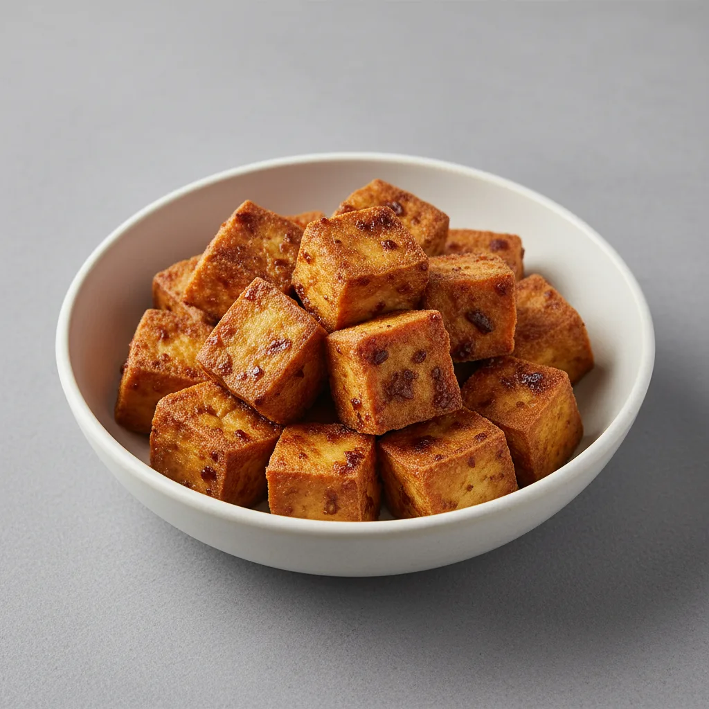 Gluten Free Fried Tofu for Bibimbab