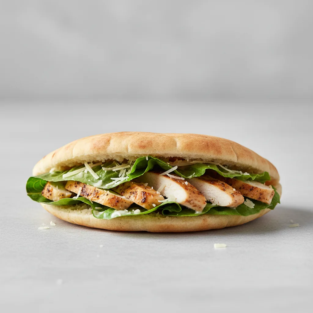 Chicken Caesar Pita Chicken Caesar Pita