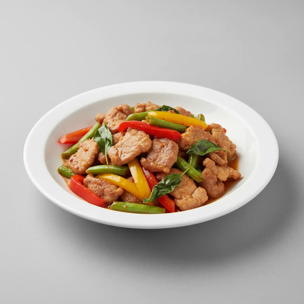 Saute Pliking with Pork Saute Pliking with Pork