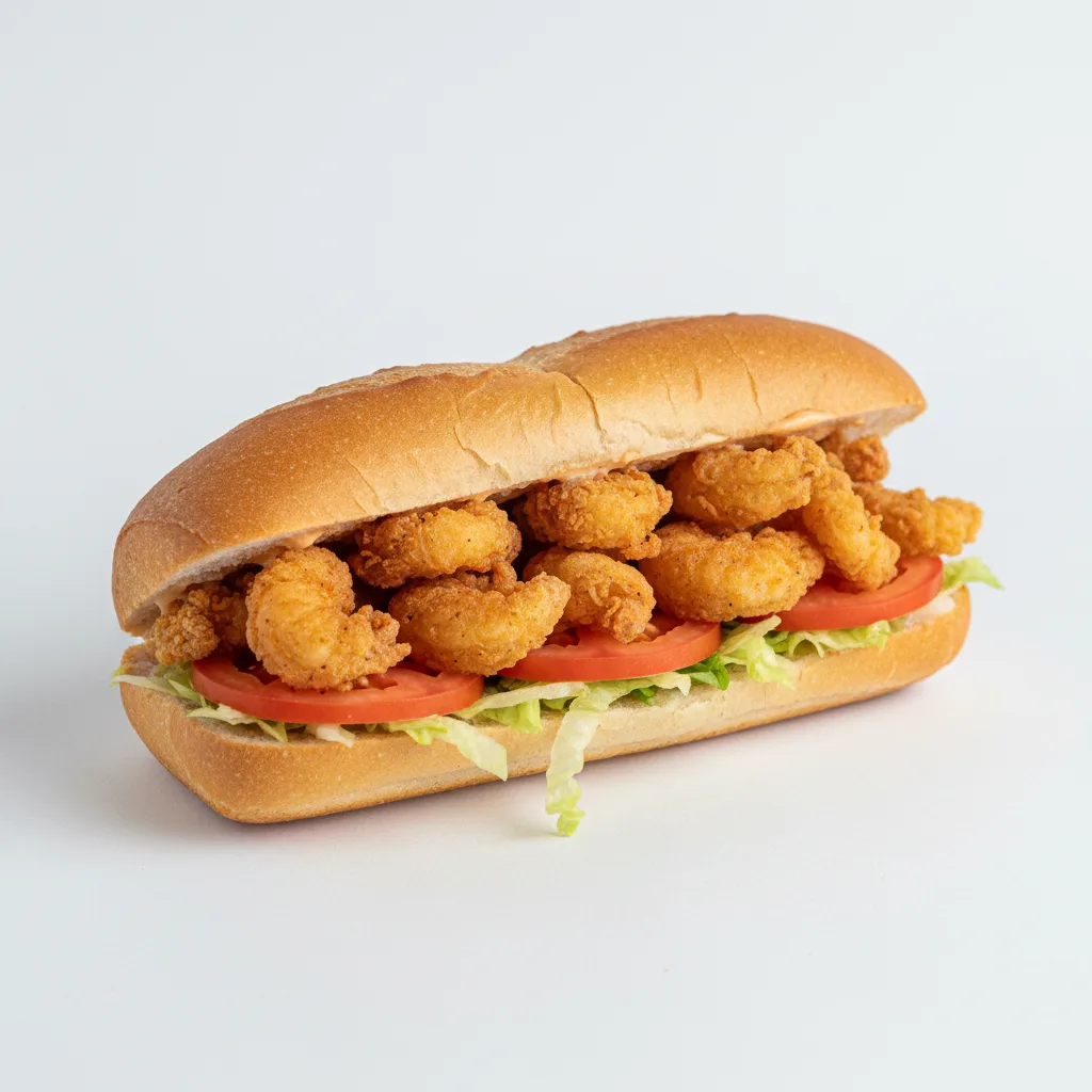 Fried Crawfish Po Boy Fried Crawfish Po Boy
