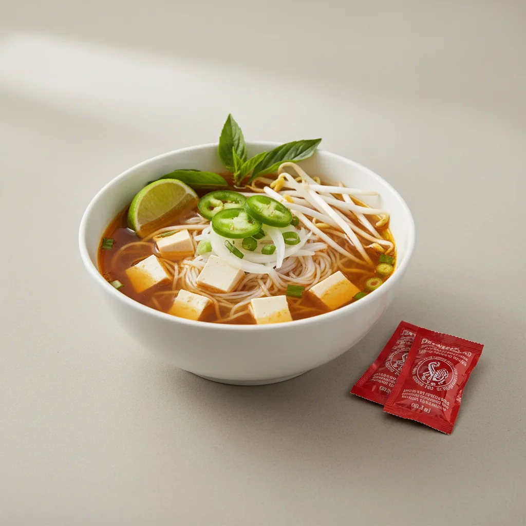 Small Tofu Pho with Bone Broth Small Tofu Pho with Bone Broth