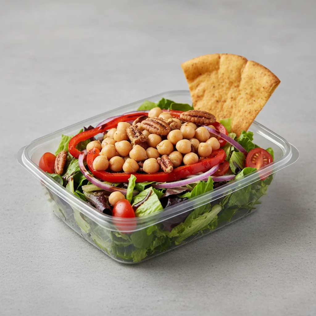 Vegan Mediterranean Salad Box Vegan Mediterranean Salad Box