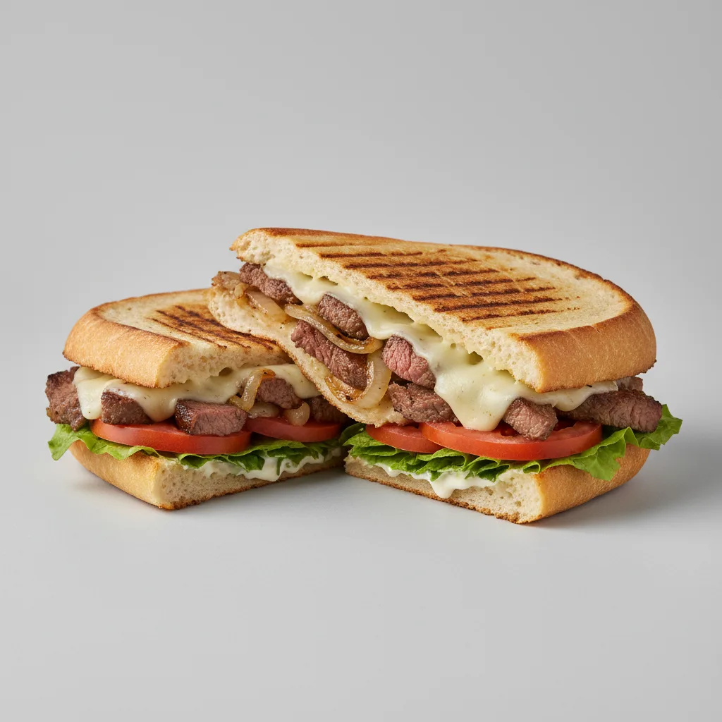 Steak and Cheese Panini Steak and Cheese Panini