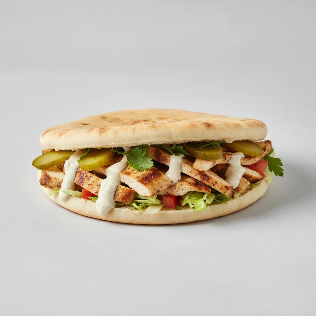 Chicken Shawarma Pita Chicken Shawarma Pita