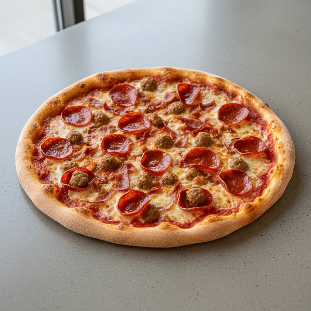 Large Quattro Carne Pizza Large Quattro Carne Pizza