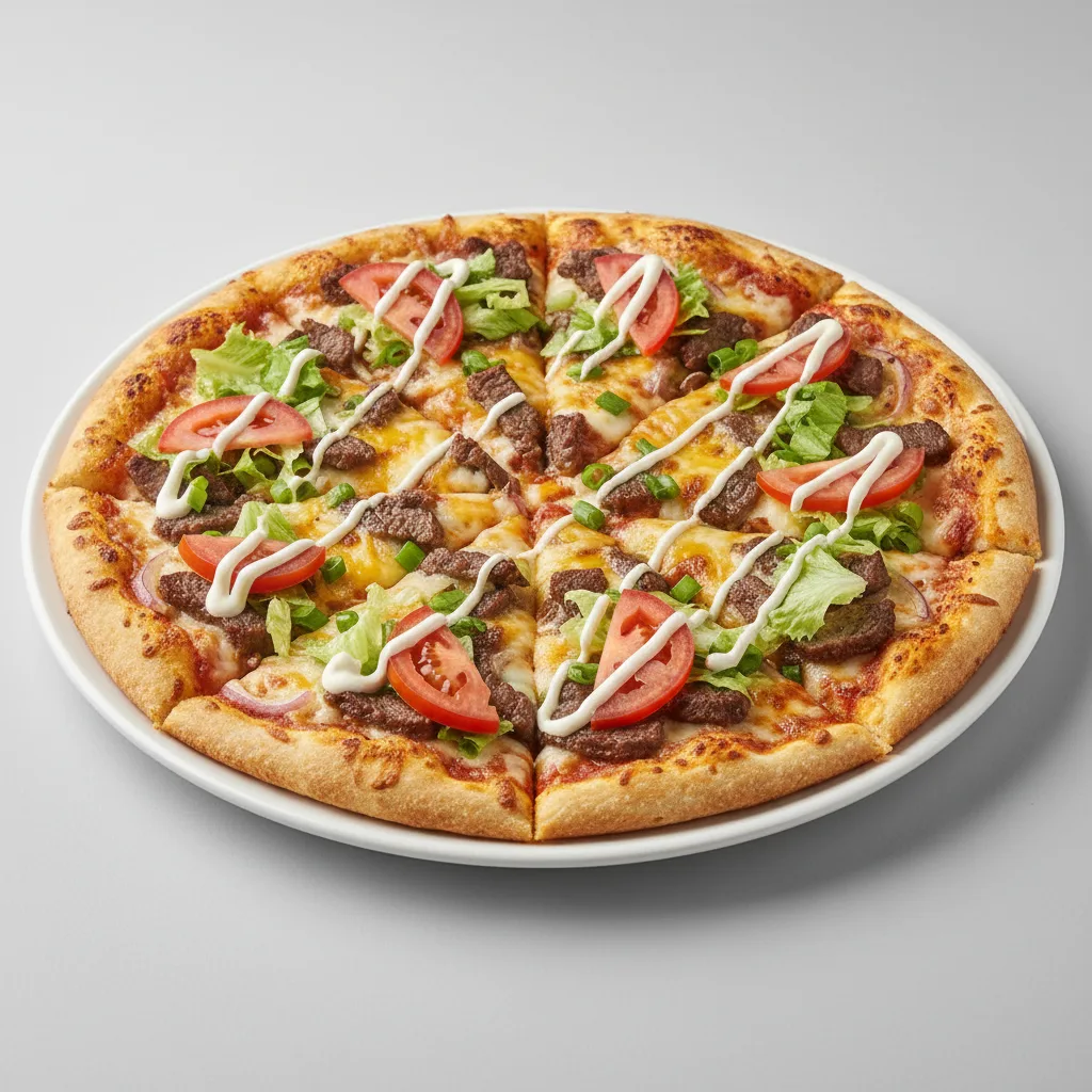 Gluten Free Large Steak and Cheese Pizza Gluten Free Large Steak and Cheese Pizza