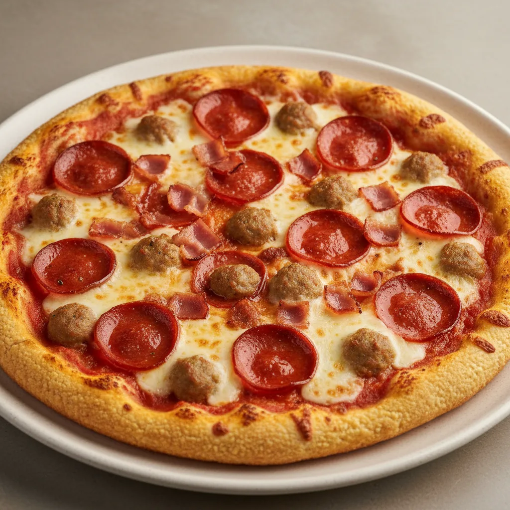 Gluten Free Large Quattro Carne Pizza Gluten Free Large Quattro Carne Pizza