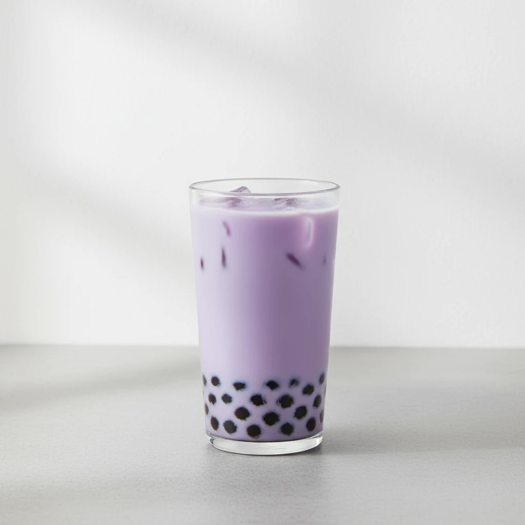 25% Sweetness Taro Bubble Almond Milk Tea 25% Sweetness Taro Bubble Almond Milk Tea