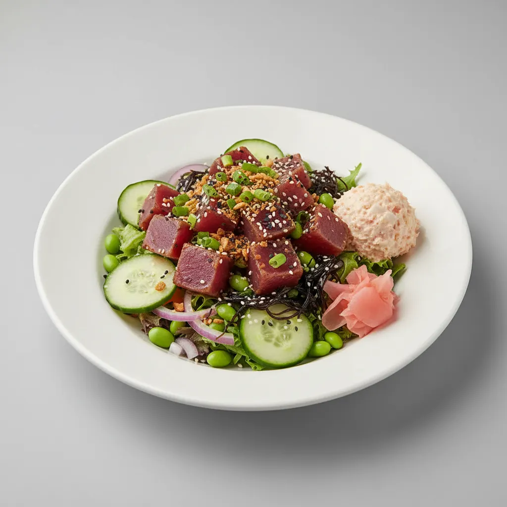 Regular Umami Ahi over Salad Regular Umami Ahi over Salad