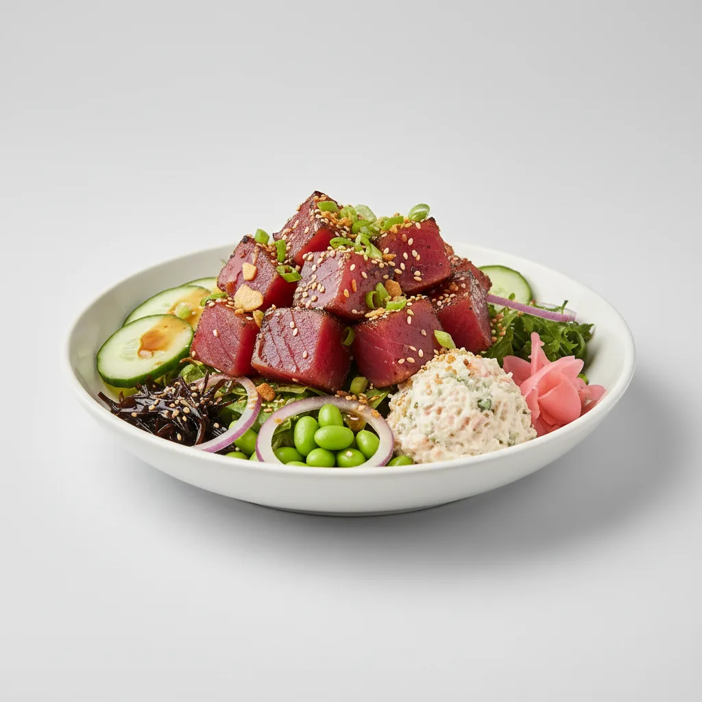 Large Umami Ahi over Salad Large Umami Ahi over Salad