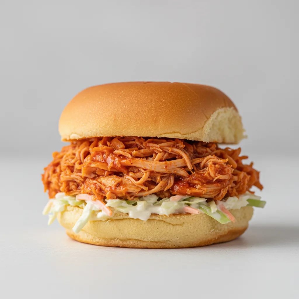 Halal - Buffalo Shredded Chicken Slider Halal - Buffalo Shredded Chicken Slider