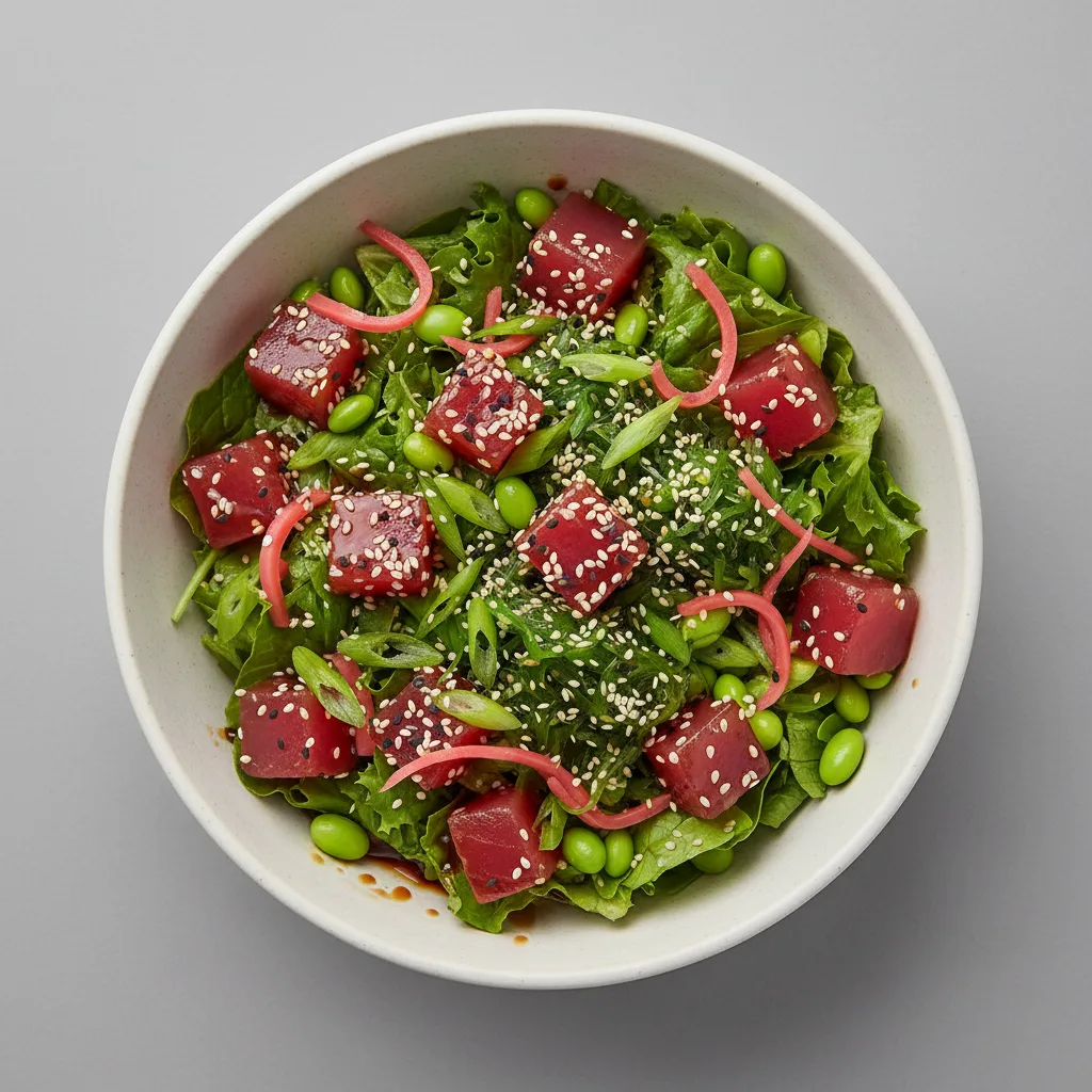 GF Hawaiian Ahi Salad Bowl [Extra Dressing]