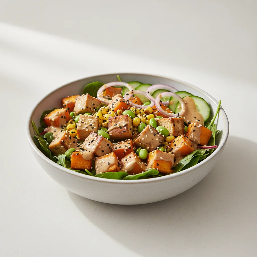 Vegetarian Evergreen Salad Bowl [Extra Dressing]
