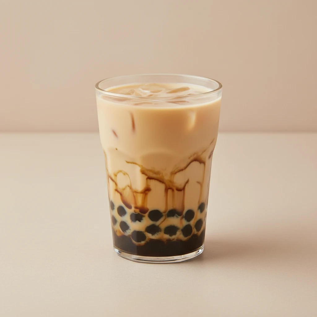 Okinawa Fresh Milk with Boba [16 oz full sweet]