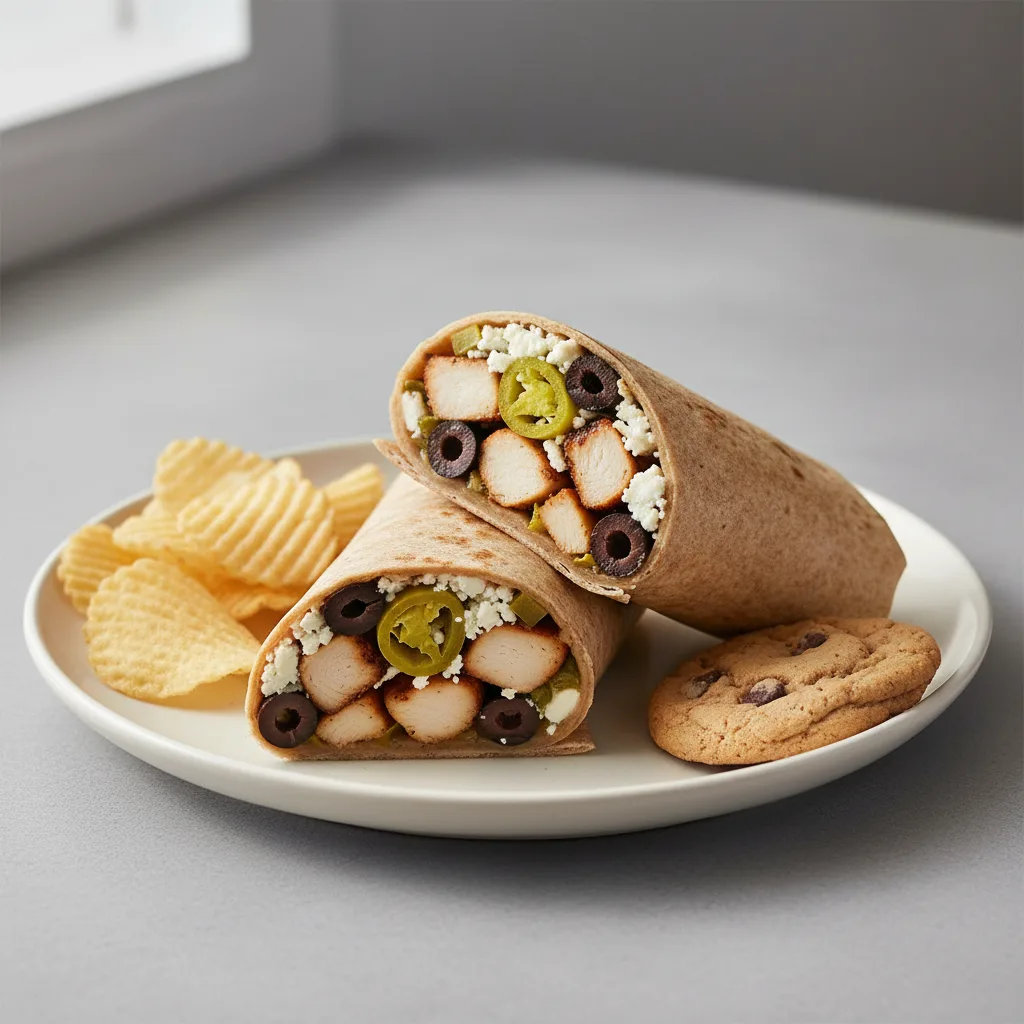 Gluten Free Greek Chicken Wrap Gluten Free Greek Chicken Wrap