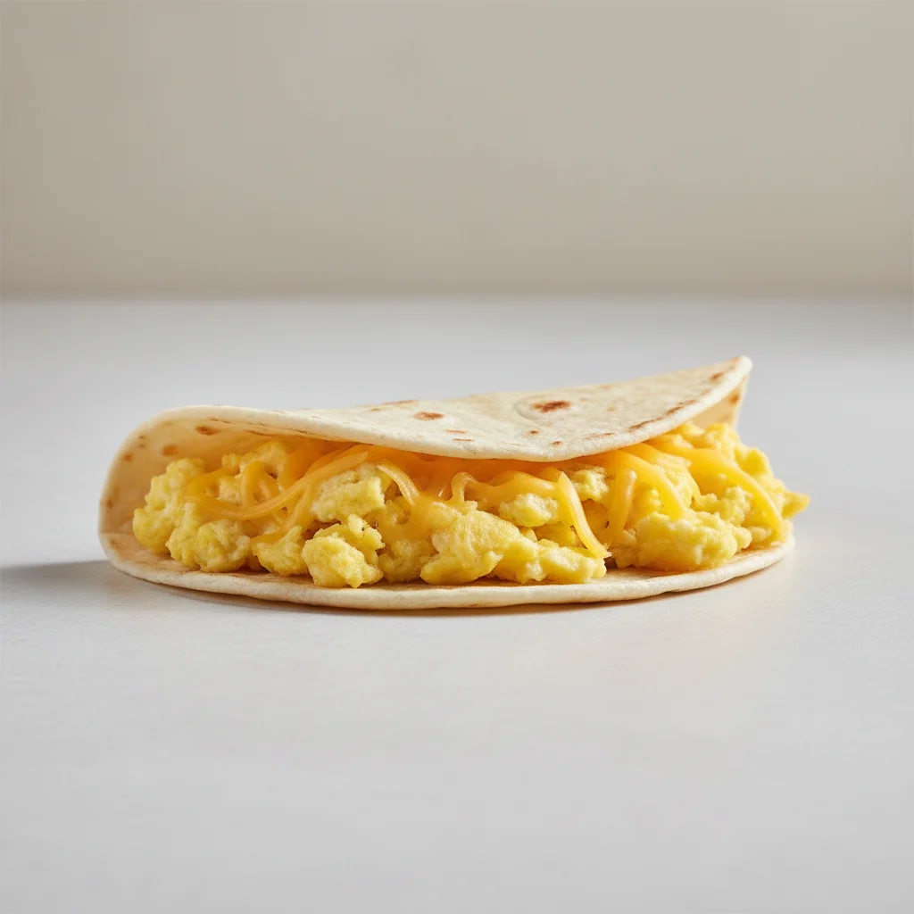 Breakfast Taco With Egg and Cheese Breakfast Taco With Egg and Cheese