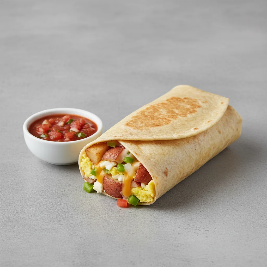 Breakfast Burrito With Veggies Breakfast Burrito With Veggies