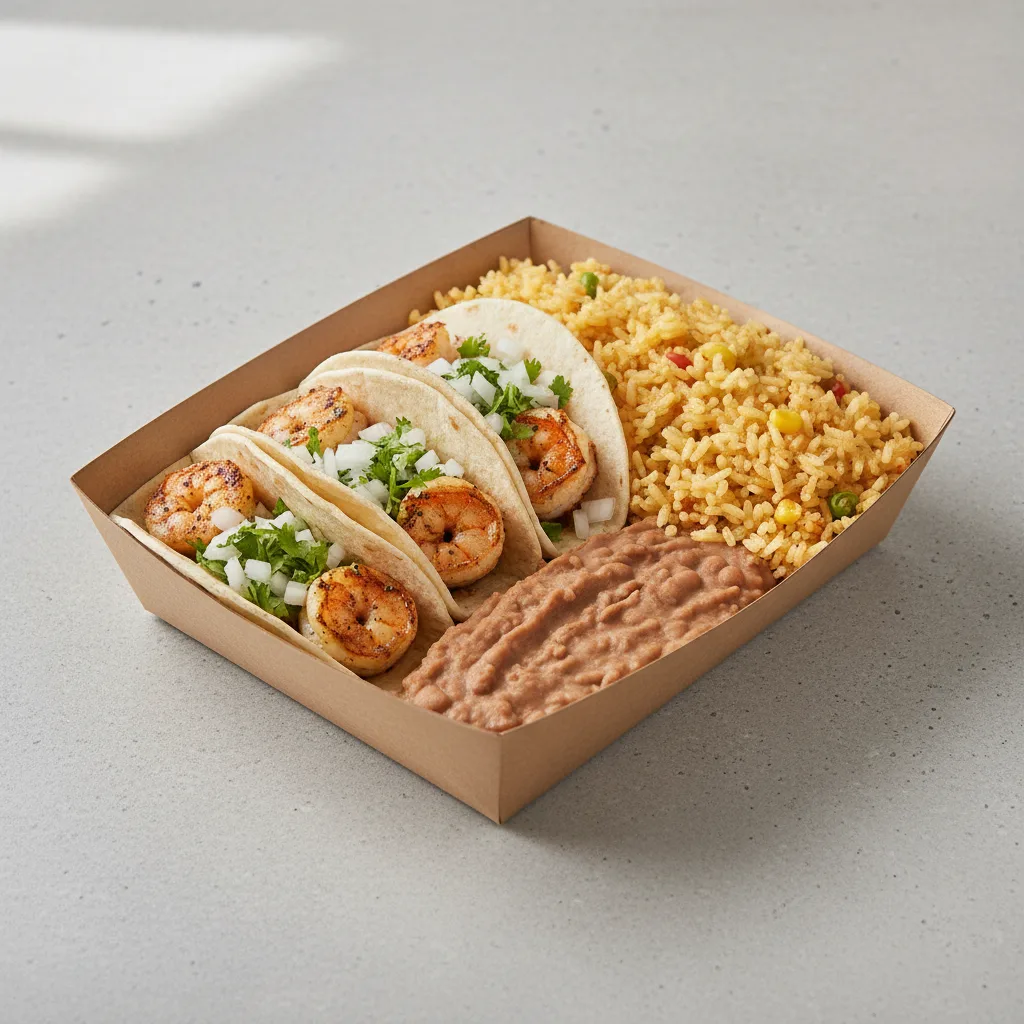 Mexican Style Shrimp Taco Box [16oz]