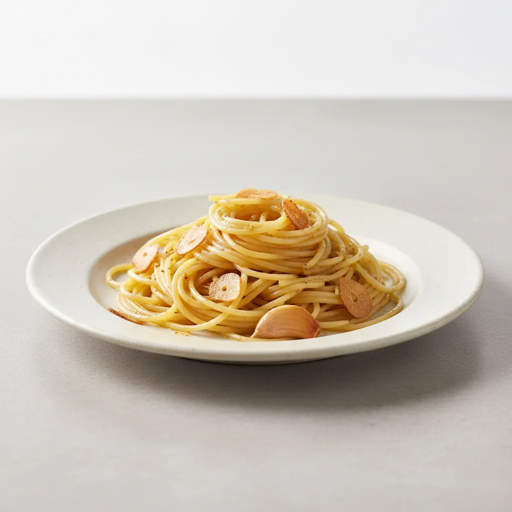 Spaghetti With Olive Oil and Garlic Spaghetti With Olive Oil and Garlic