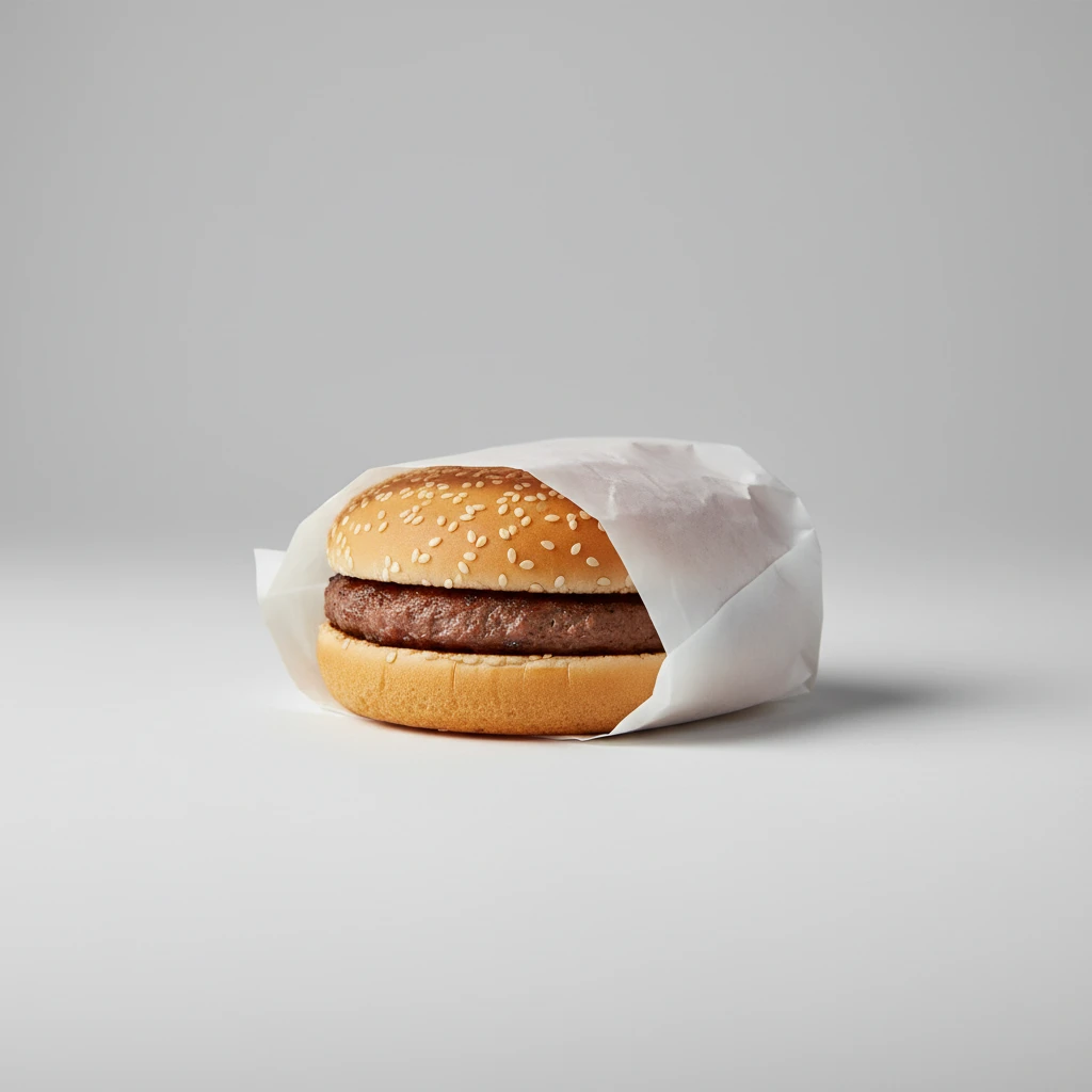 Grilled Beef Hamburger on Bun Grilled Beef Hamburger on Bun