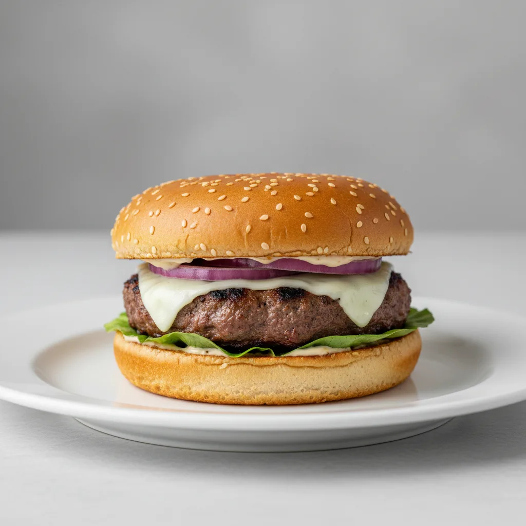 GLUTEN FREE Grilled Beef Hamburger GLUTEN FREE Grilled Beef Hamburger