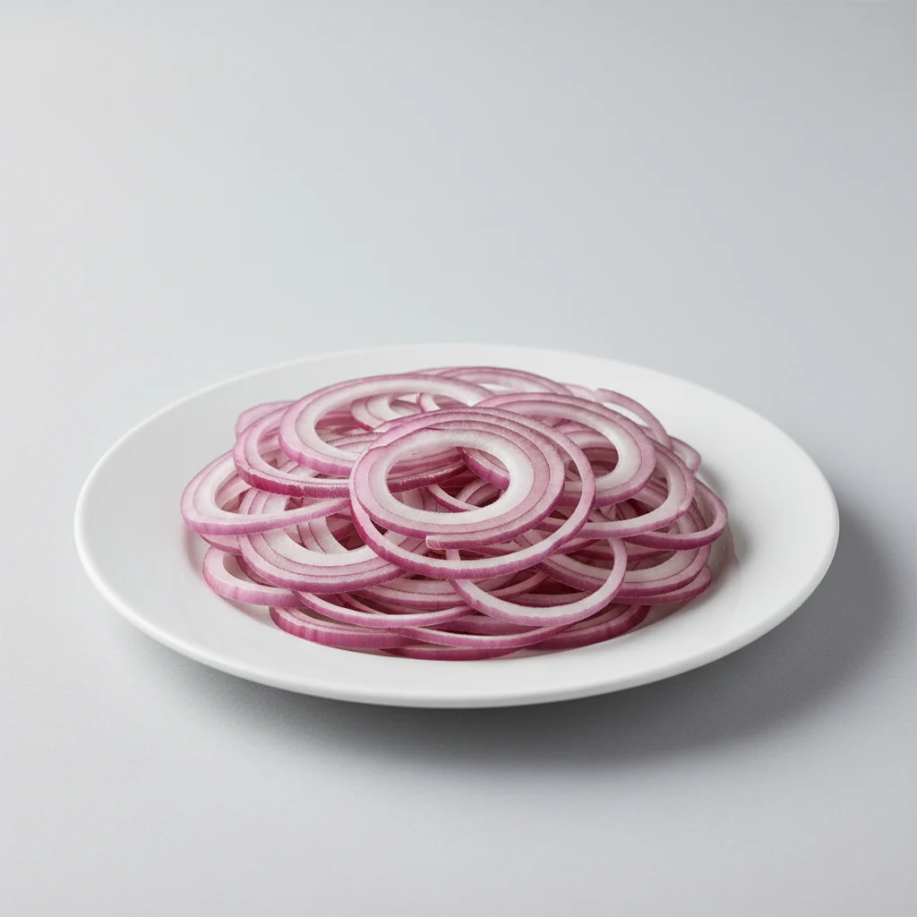 Sliced Red Onions Sliced Red Onions