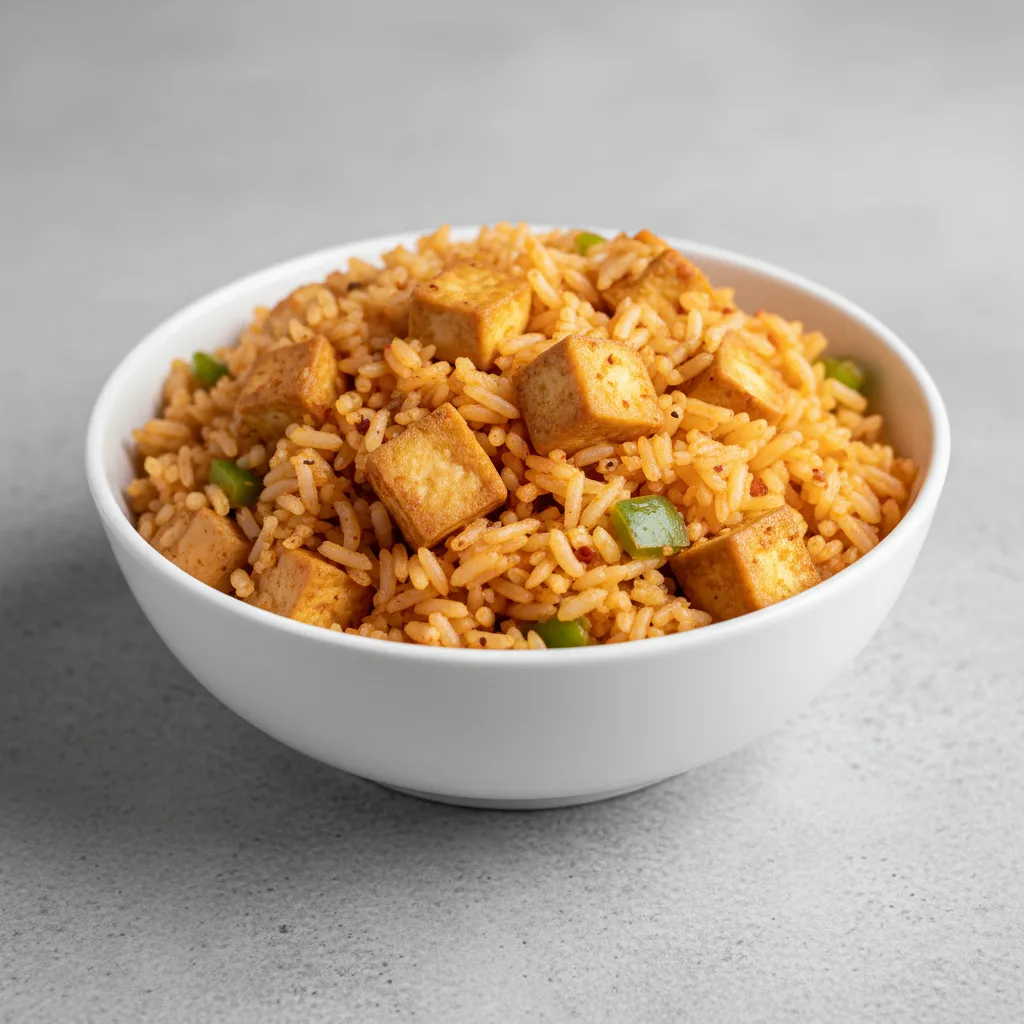 Gluten Free Tofu Cajun Fried Rice Gluten Free Tofu Cajun Fried Rice