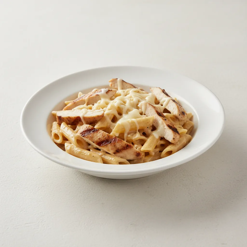 Chicken Alfredo & House Salad Chicken Alfredo & House Salad