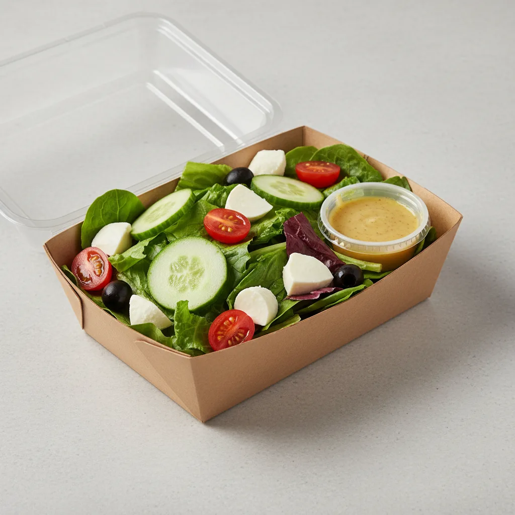 GLUTEN FREE Entree Boxed House Salad With Honey Mustard GLUTEN FREE Entree Boxed House Salad With Honey Mustard