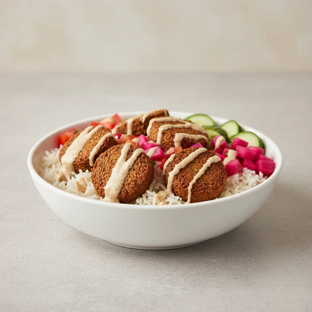 Falafel Bowl with Rice Falafel Bowl with Rice