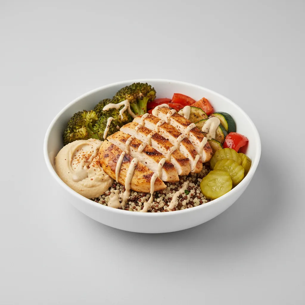 Chicken Shawarma Bowl with Quinoa Chicken Shawarma Bowl with Quinoa
