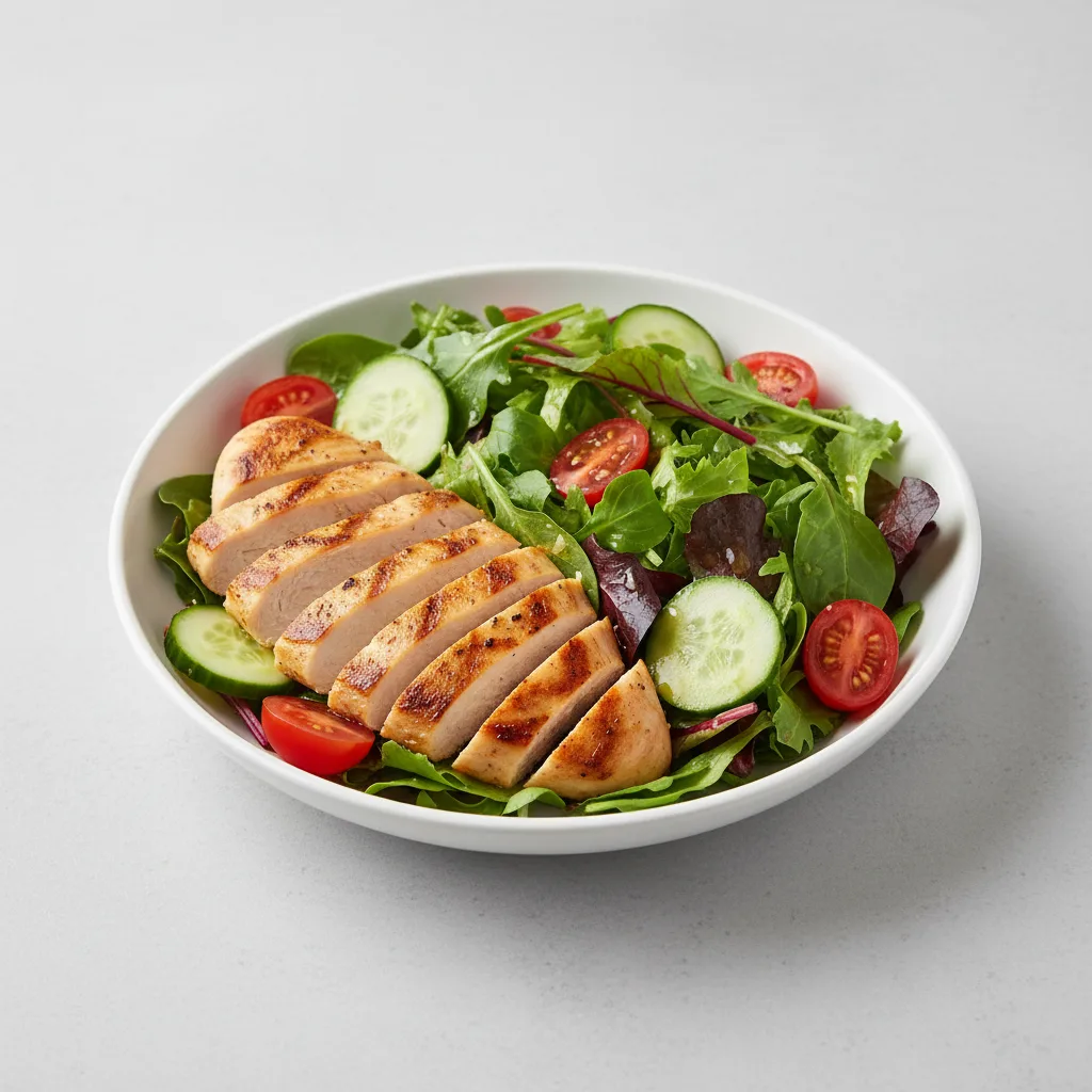 NO CHEESE Garden Salad with Grilled Chicken NO CHEESE Garden Salad with Grilled Chicken