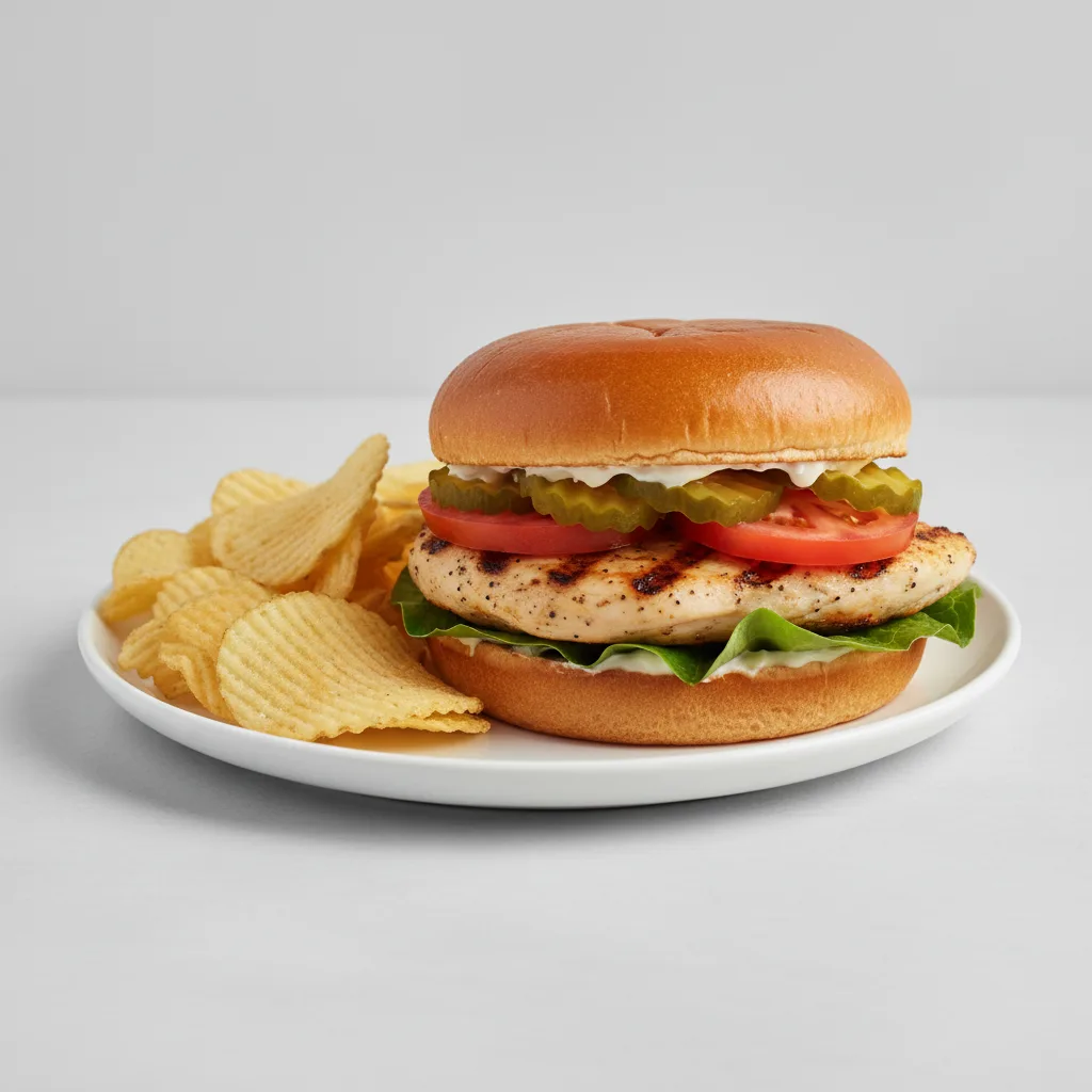 The Classic Sandwich with Homemade Potato Chips The Classic Sandwich with Homemade Potato Chips