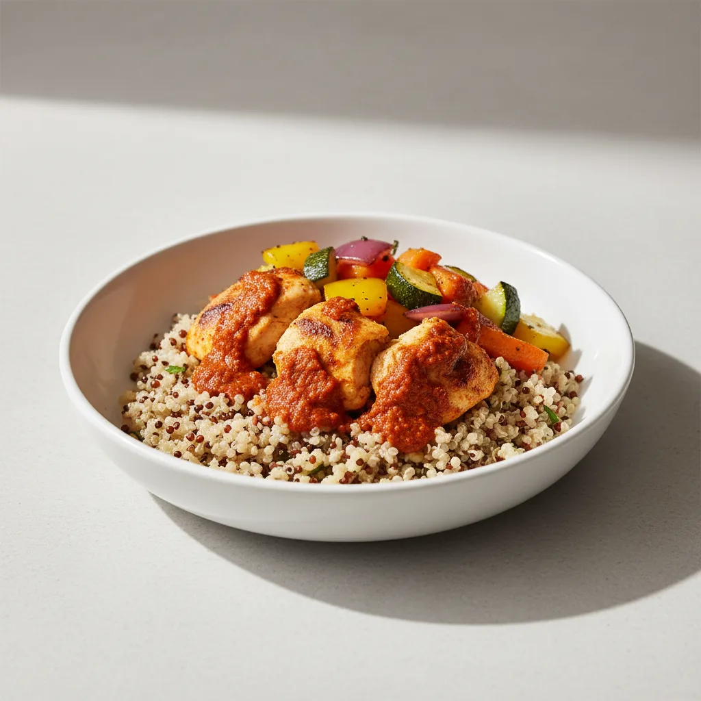 Morrocan Harissa Chicken with Quinoa Morrocan Harissa Chicken with Quinoa