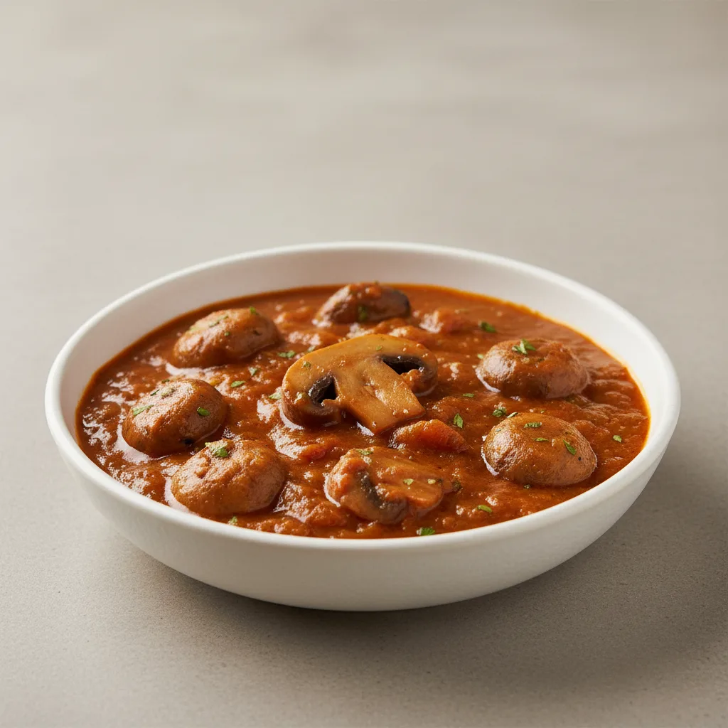 Low Spice Mushroom Masala Low Spice Mushroom Masala