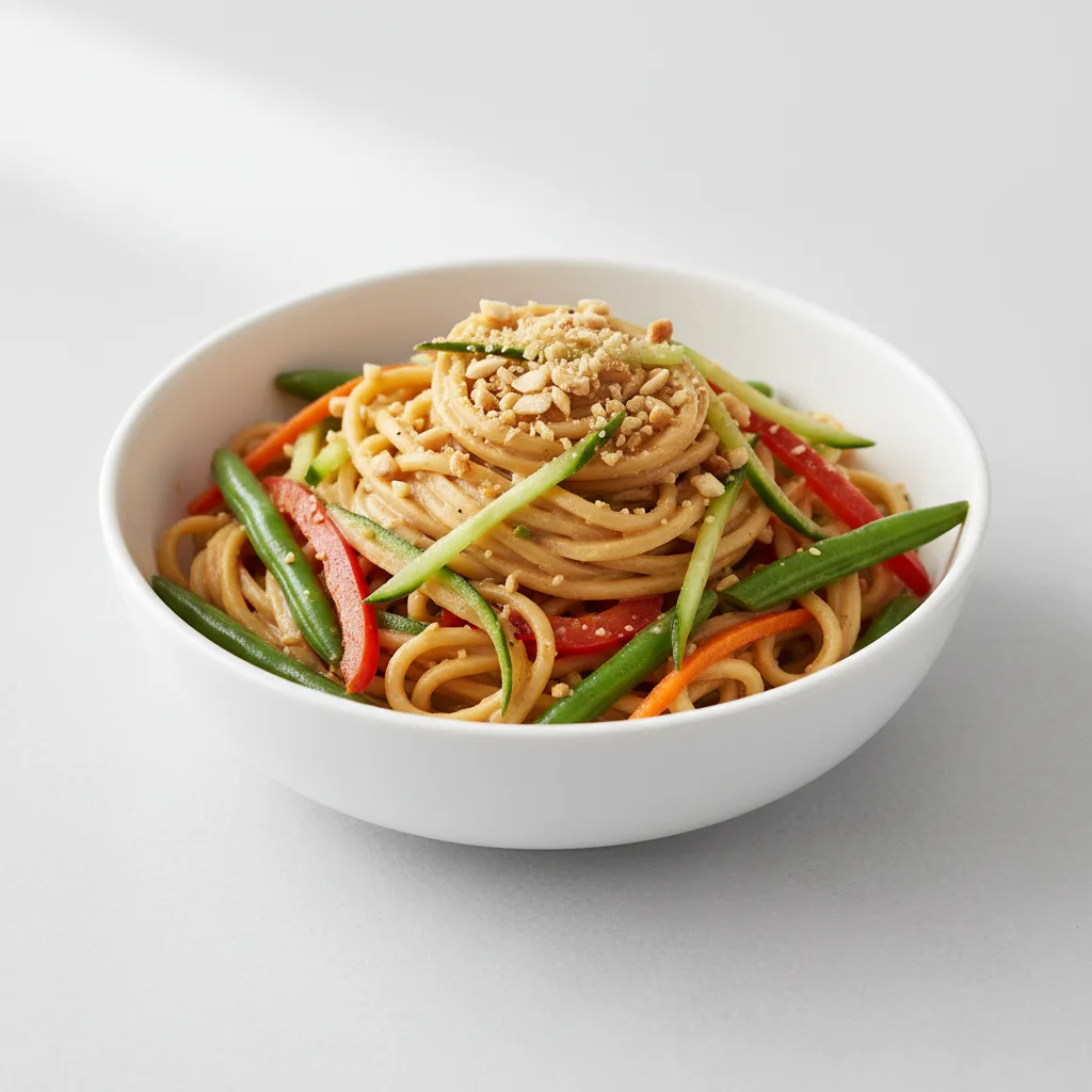 Cold Sesame Noodles with Green Beans Cold Sesame Noodles with Green Beans