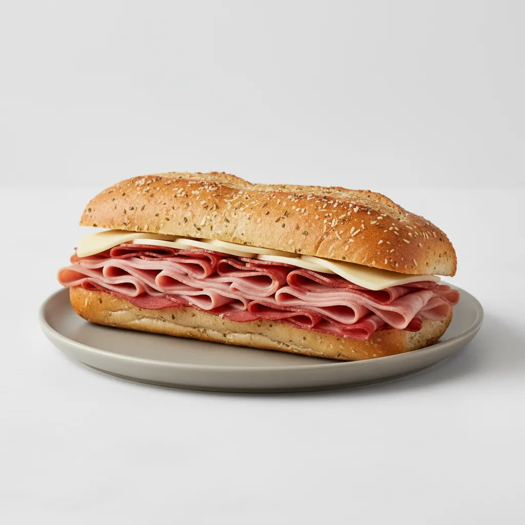 No. 5 The Super Sub on Rosemary Parmesan Bread No. 5 The Super Sub on Rosemary Parmesan Bread
