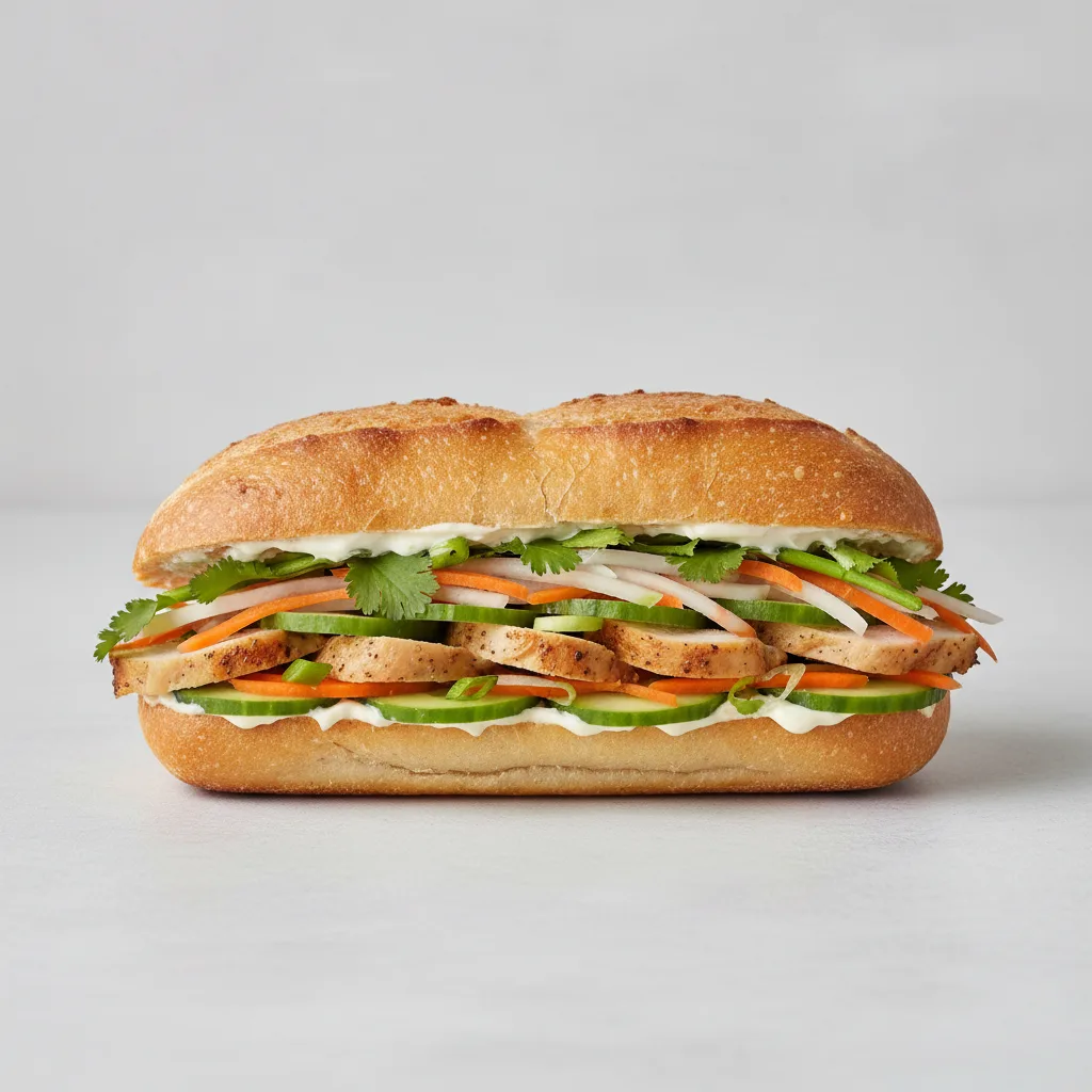 (No Jalapeno) Chicken Banh Mi (No Jalapeno) Chicken Banh Mi