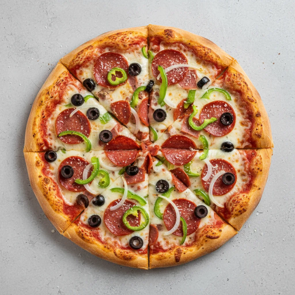 Italian Combo Thin Crust Pizza Italian Combo Thin Crust Pizza