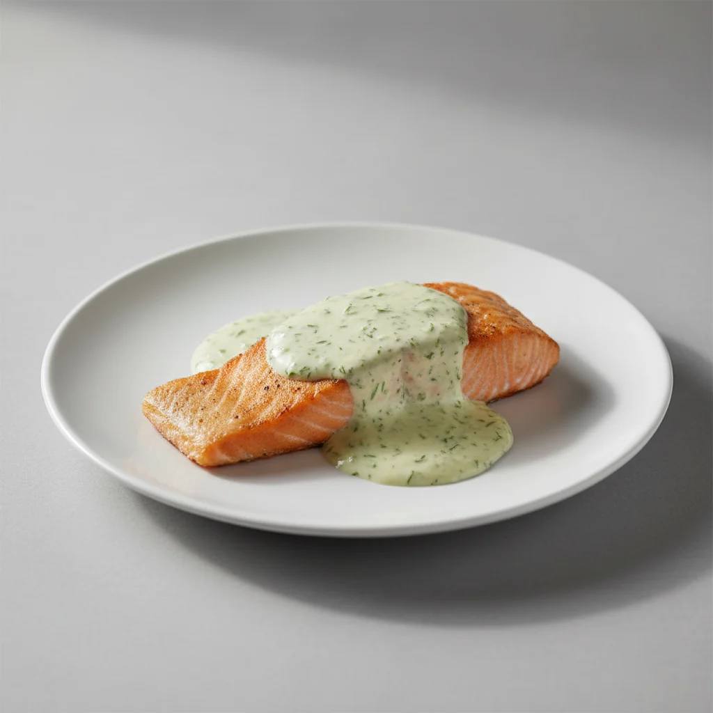 Salmon Fillet with Dill Sauce Salmon Fillet with Dill Sauce