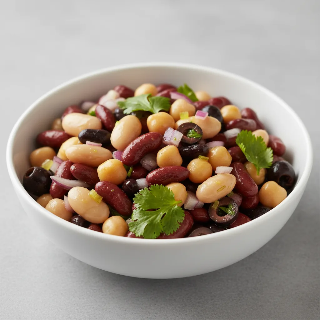 Mediterranean Four Bean Salad Mediterranean Four Bean Salad