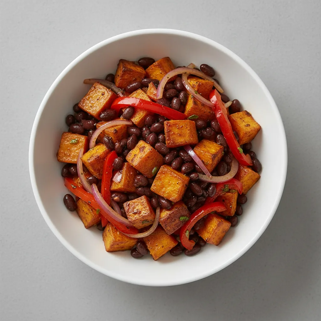 Vegan Black Bean and Sweet Potato salad Vegan Black Bean and Sweet Potato salad