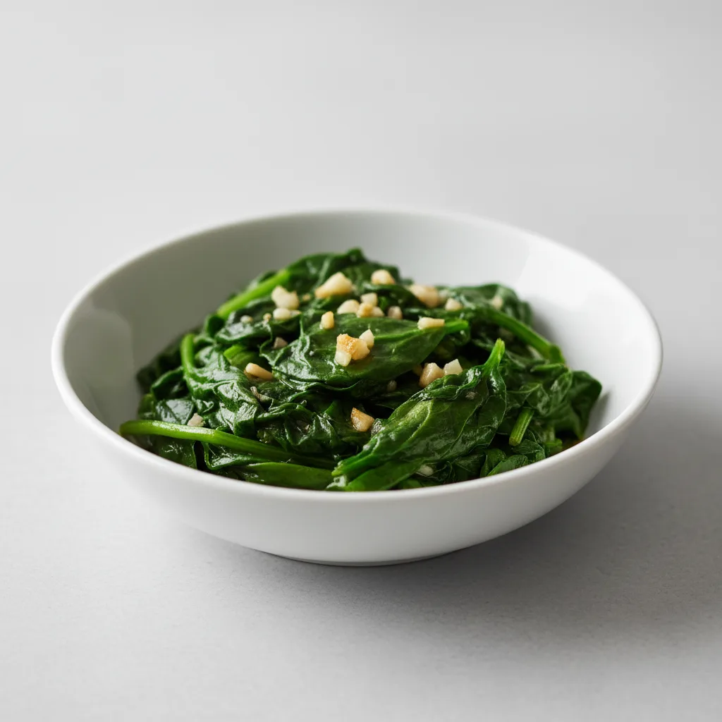 Sauteed Spinach with Garlic Sauteed Spinach with Garlic