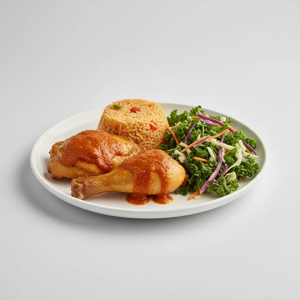 2 Piece Chicken Combo with Kale Slaw and Spicy Wild Sauce