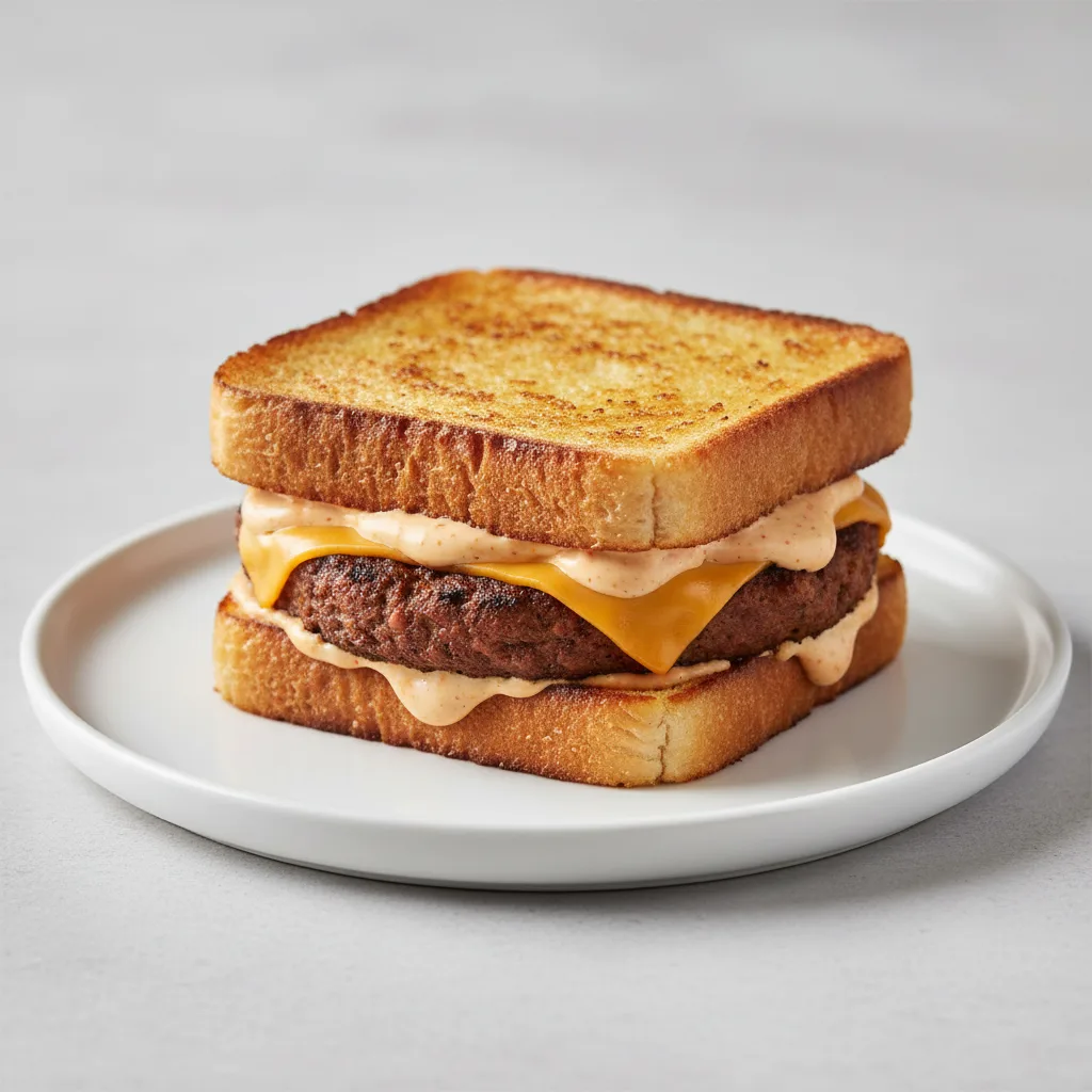 Veggie Texas Toast Burger (NO tomatoes)