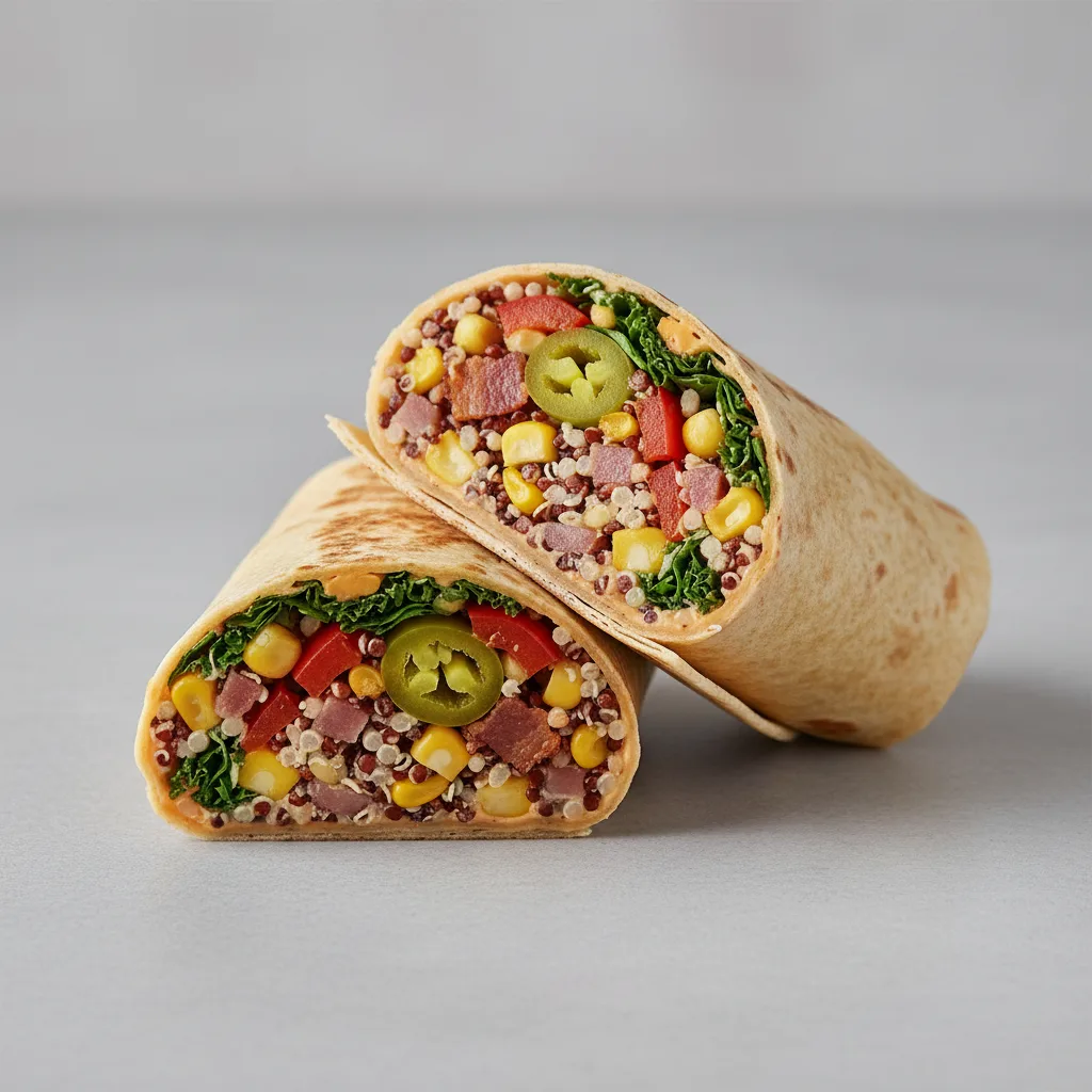 Chipotle Quinoa Elote Wrap Chipotle Quinoa Elote Wrap