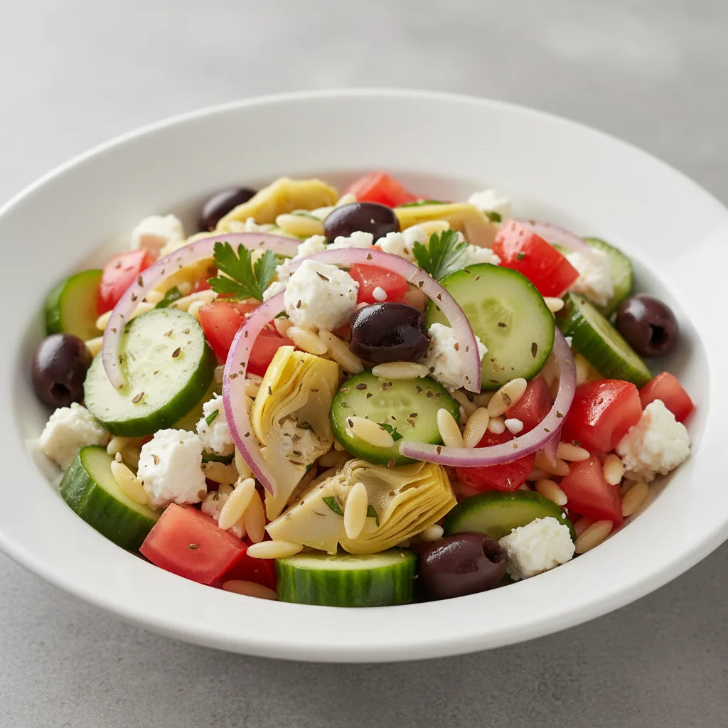 Greek Orzo Salad Greek Orzo Salad